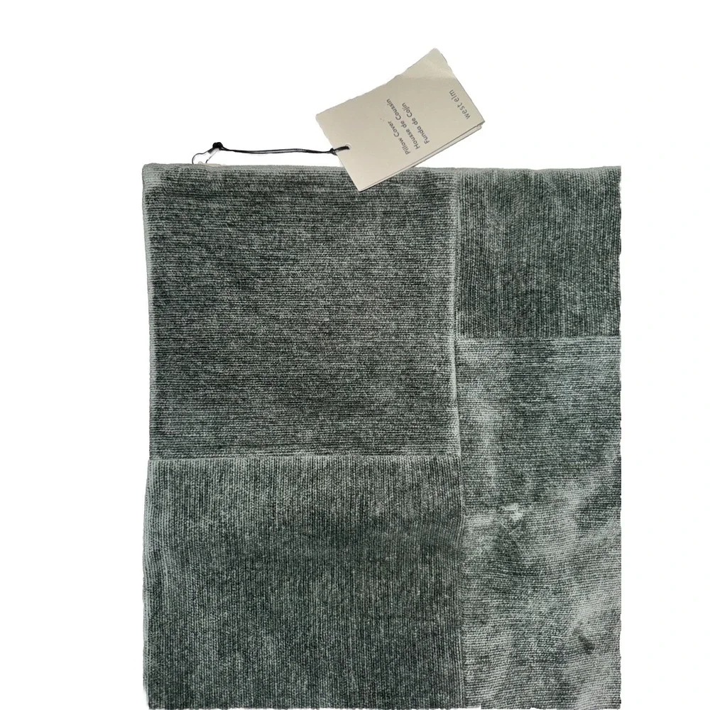 West Elm Patchwork Chenille Pillow Cover NWT 20